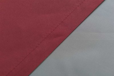 -20400N- Bordeaux HxB 245x140 cm 1er Set Vorhang Schal Schlaufen »Berlin« Microsatin Blickdicht Kräuselband