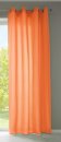 -20405N- Orange HxB 245x140 cm Vorhang Schal Ösen »Berlin« Schal Microsatin Blickdicht Lichtdurchlässig Uni