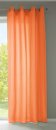 -20405N- Orange HxB 245x140 cm Vorhang Schal Ösen »Berlin« Schal Microsatin Blickdicht Lichtdurchlässig Uni