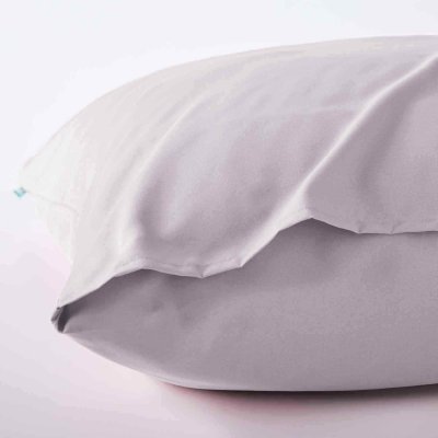 -202090- Weiß BxL 135x200 cm Bettwäsche Set »Berlin« Microsatin Bettbezug Kopfkissenbezug Hautfreundlich