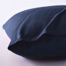 -202090- Dunkelblau BxL 135x200 cm Bettwäsche Set »Berlin« Microsatin Bettbezug Kopfkissenbezug Hautfreundlich