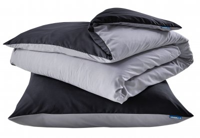 -202090- Schwarz Grau BxL 135x200 cm Bettwäsche Set...