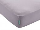 -202092- Grau BxL+H 180x200+30 cm Spannbettlaken »Berlin« Bettlaken Microsatin Hautfreundlich Atmungsaktiv