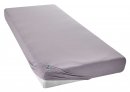 -202092- Grau BxL+H 180x200+30 cm Spannbettlaken »Berlin« Bettlaken Microsatin Hautfreundlich Atmungsaktiv