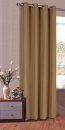 -20405- Taupe 245x140 Vorhang Blickdicht Schal mit Ösen aus Microsatin, matt -20405-