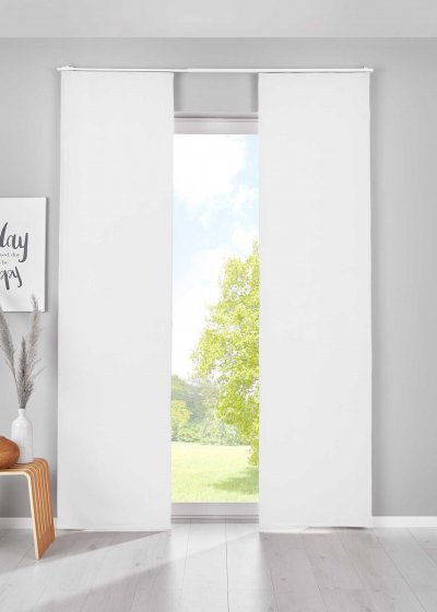 -202020680-2- Weiß HxB 225x60 cm 2 Verdunkelung...