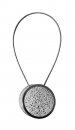 -2021193- Nickel 30 cm Raffhalter Magnetisch Ø 40mm  Vorhang Vorhanghalter Klemmhalter