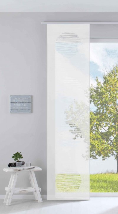 -85612- Weiß HxB 245x60 cm Flächenvorhang...