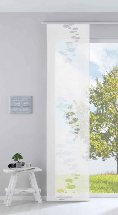 -85613- Weiß HxB 245x60 cm Flächenvorhang...