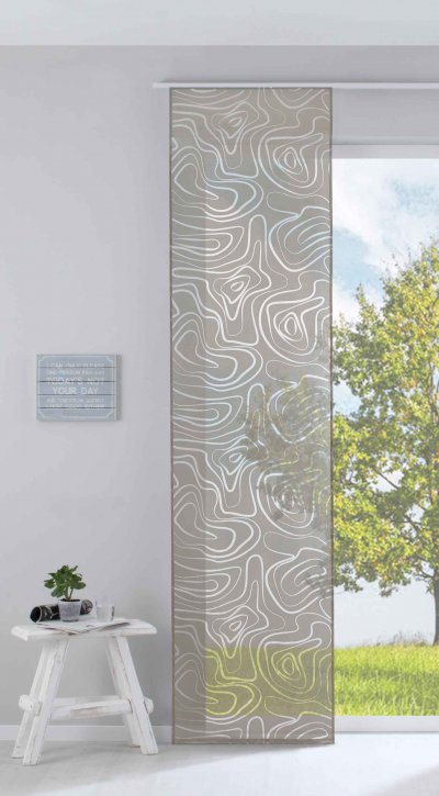 -85614- Taupe HxB 245x60 cm Flächenvorhang...