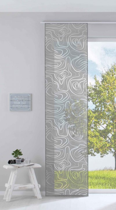 -85614- Grau HxB 245x60 cm Flächenvorhang...