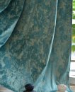 -2023300- Grün Gold HxB 245x140 cm Vorhang Samt »MILANO STAR« Damast Foliendruck Multiband Aufhängung
