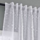 -2023400- Natur  HxB 245x140 cm Gardine Pompom »VALENCIA« Multiband Scherli Transparent Leinen-Optik