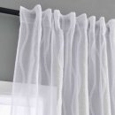 -2023420- Natur HxB 245x145 cm Gardine Waves »VALENCIA« Multiband Scherli Transparent Leinen-Optik