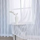 -2023420- Natur HxB 245x145 cm Gardine Waves »VALENCIA« Multiband Scherli Transparent Leinen-Optik