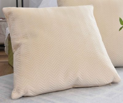 -2023510- Creme LxB 45x45 cm Kissen Jacquard...