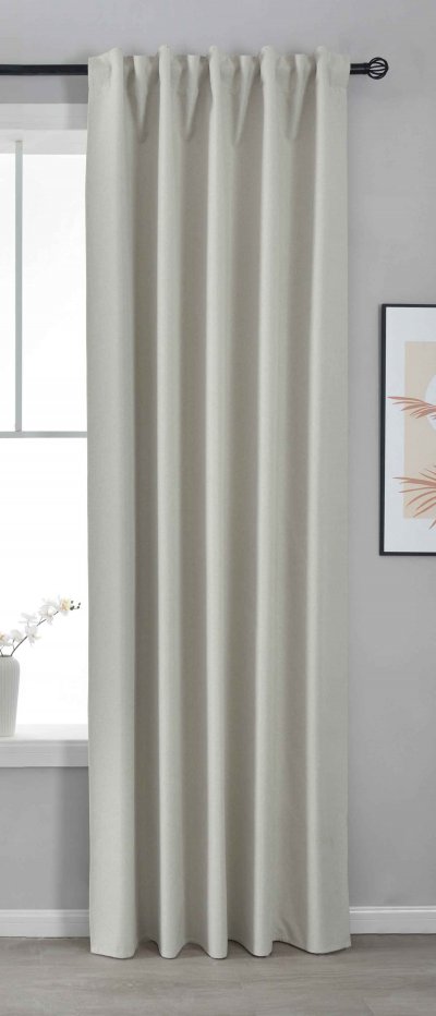 -2023600- Creme HxB 245x140 cm Verdunkelungsvorhang 100%...