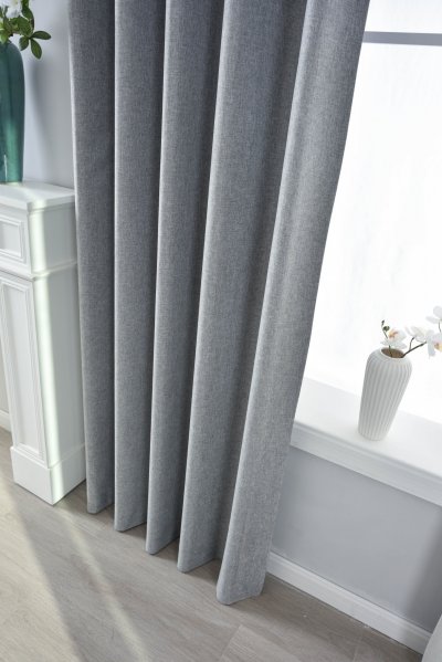 -2023600- Grau HxB 175x140 cm Verdunkelungsvorhang 100% Verdunkelung »BOSTON Dark« Multibandaufhängung