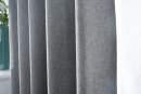 -2023600- Grau HxB 175x140 cm Verdunkelungsvorhang 100% Verdunkelung »BOSTON Dark« Multibandaufhängung