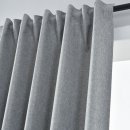 -2023600- Grau HxB 175x140 cm Verdunkelungsvorhang 100% Verdunkelung »BOSTON Dark« Multibandaufhängung