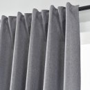 -2023600- Dunkelgrau HxB 245x140 cm Verdunkelungsvorhang 100% Verdunkelung »BOSTON Dark« Multibandaufhängung