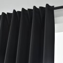 -2023600- Schwarz HxB 175x140 cm Verdunkelungsvorhang 100% Verdunkelung »BOSTON Dark« Multibandaufhängung