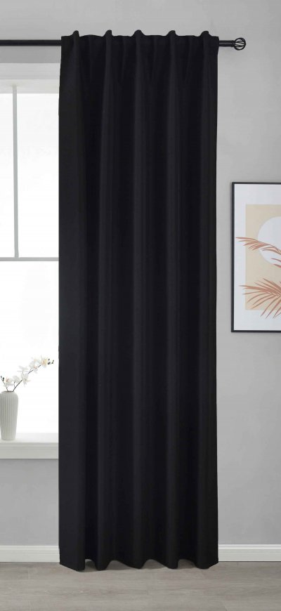 -2023600- Schwarz HxB 245x140 cm Verdunkelungsvorhang...