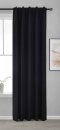 -2023600- Schwarz HxB 245x140 cm Verdunkelungsvorhang 100% Verdunkelung »BOSTON Dark« Multibandaufhängung