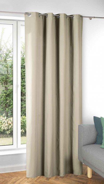 -2022600P- Creme HxB 245x135 cm Vorhang Verdunkelung...