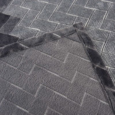 -2023800- Grau LxB 200x150 cm Wolldecke Plüschdecke »Toronto« 230gr./m² Polyester Superweich Kuschelig