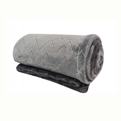 -2023800- Grau LxB 200x150 cm Wolldecke Plüschdecke »Toronto« 230gr./m² Polyester Superweich Kuschelig