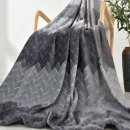 -2023800- Grau LxB 200x150 cm Wolldecke Plüschdecke »Toronto« 230gr./m² Polyester Superweich Kuschelig