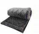 -2023800- Grau LxB 200x150 cm Wolldecke Plüschdecke »Toronto« 230gr./m² Polyester Superweich Kuschelig