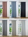 -202410-Verdunkelungsvorhang 100% Black Out »München Dark« Ösen Raffhalter
