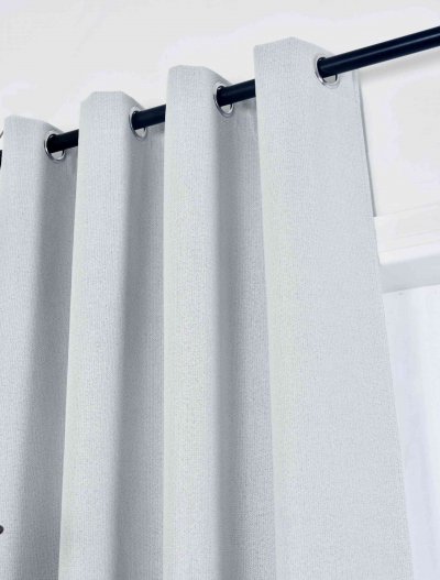 -202410- Stein HxB 225x145 cm Verdunkelungsvorhang 100% Black Out »München Dark« Ösen Raffhalter