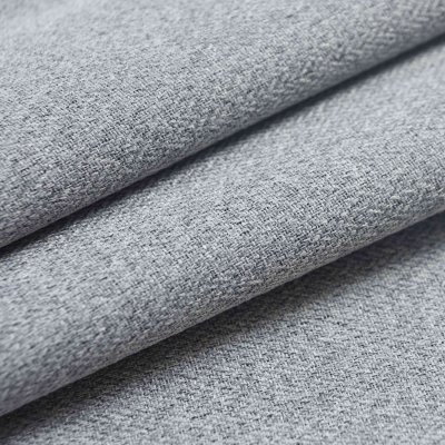 -202410- Grau HxB 245x145 cm Verdunkelungsvorhang 100% Black Out »München Dark« Ösen Raffhalter