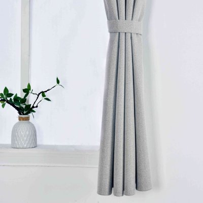 -202410- Sand HxB 225x145 cm Verdunkelungsvorhang 100% Black Out »München Dark« Ösen Raffhalter