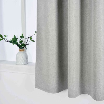 -202410- Sand HxB 225x145 cm Verdunkelungsvorhang 100% Black Out »München Dark« Ösen Raffhalter