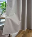 -202410- Sand HxB 225x145 cm Verdunkelungsvorhang 100% Black Out »München Dark« Ösen Raffhalter