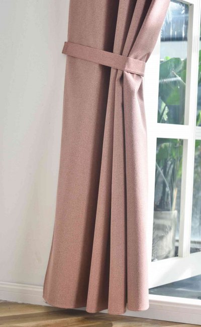 -202410- Altrosa HxB 225x145 cm Verdunkelungsvorhang 100% Black Out »München Dark« Ösen Raffhalter