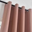 -202410- Altrosa HxB 225x145 cm Verdunkelungsvorhang 100% Black Out »München Dark« Ösen Raffhalter