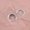 -202410- Altrosa HxB 225x145 cm Verdunkelungsvorhang 100% Black Out »München Dark« Ösen Raffhalter