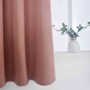 -202410- Altrosa HxB 225x145 cm Verdunkelungsvorhang 100% Black Out »München Dark« Ösen Raffhalter