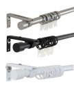 -2024140-Ausziehbare Gardinenstange »Ningbo«  Ø16/19 mm Komplettset Wand Deckenmontage