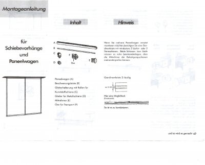 -2024200- Weiß 45 cm Kunststoff Paneelwagen Flächenvorhang Schiebegardine Beschwerungsstange