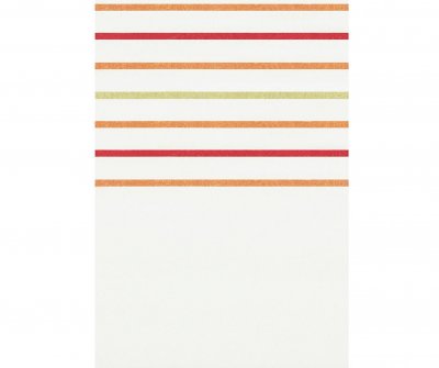 Dekoschal Gardine, mit Kräuselband, Farbe Orange und Rote Querstreifen, Halbtransparent, in verschiedenen Größen  HxB 225x130 cm