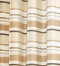Dekoschal beige BRAUN gestreift Schlaufen Gardinenband blickdichter Stoff waschbar verschiedene Größen -725887-