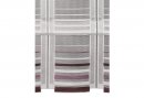 Clipsrollo HxB 145x32 cm WEIß LILA transparenter Stoff Stangendurchzug inklusive Clipse waschbar, 812614-1