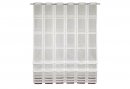 Clipsrollo HxB 145x32 cm WEIß LILA transparenter Stoff Stangendurchzug inklusive Clipse waschbar, 812614-1