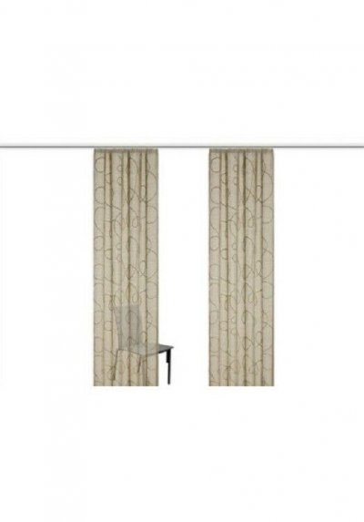 Gardine SAND Gardinenband halbtransparenter Stoff...